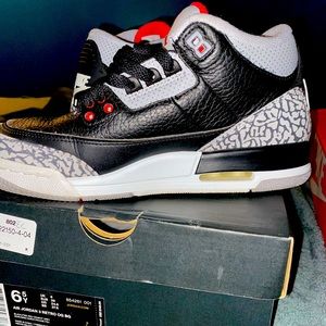 Air Jordan 3 Retro OG BG Black Cement
